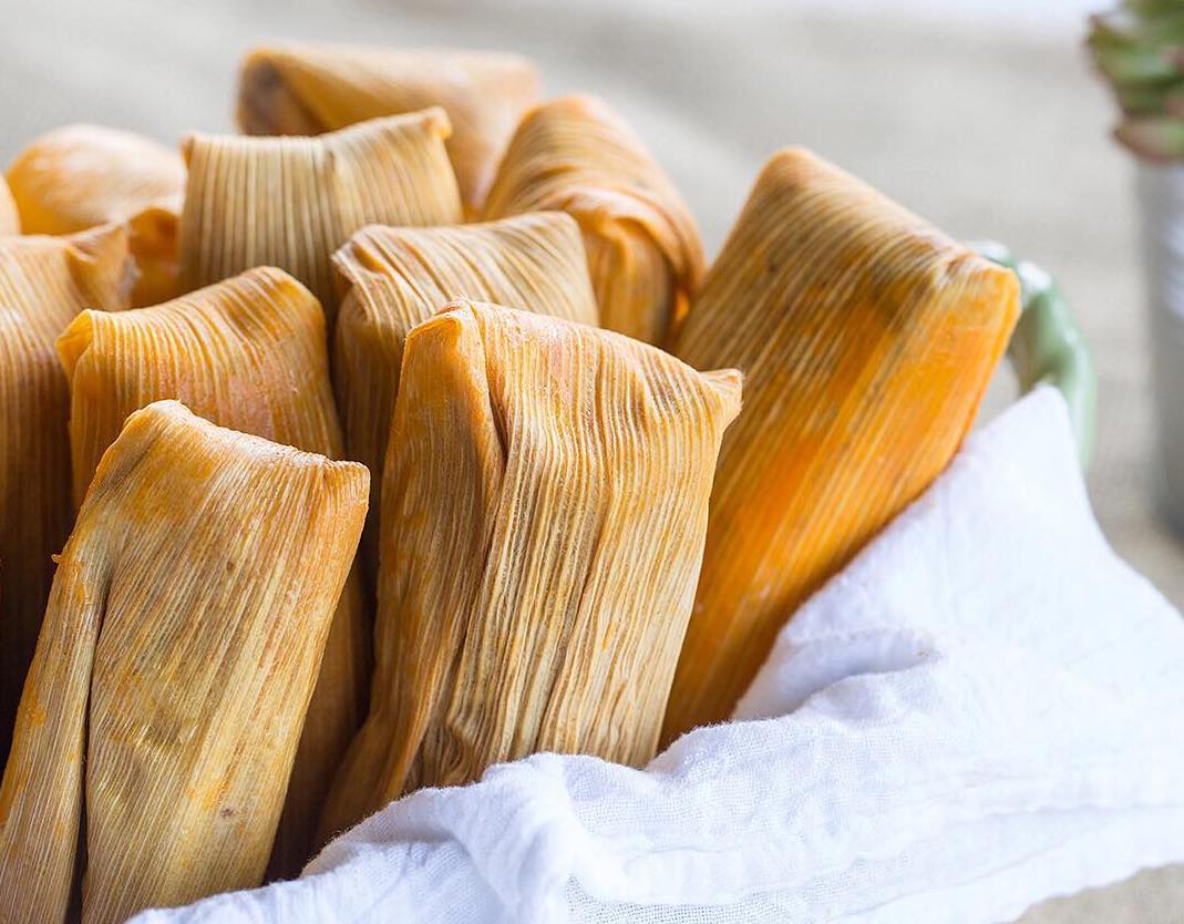 Order Beef Tamale with Red Sauce food online from Someburros store, Phoenix on bringmethat.com