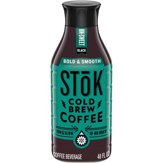 Order SToK Black Unsweetened Cold Brew Coffee, 48 OZ food online from CVS store, SAN ANTONIO on bringmethat.com