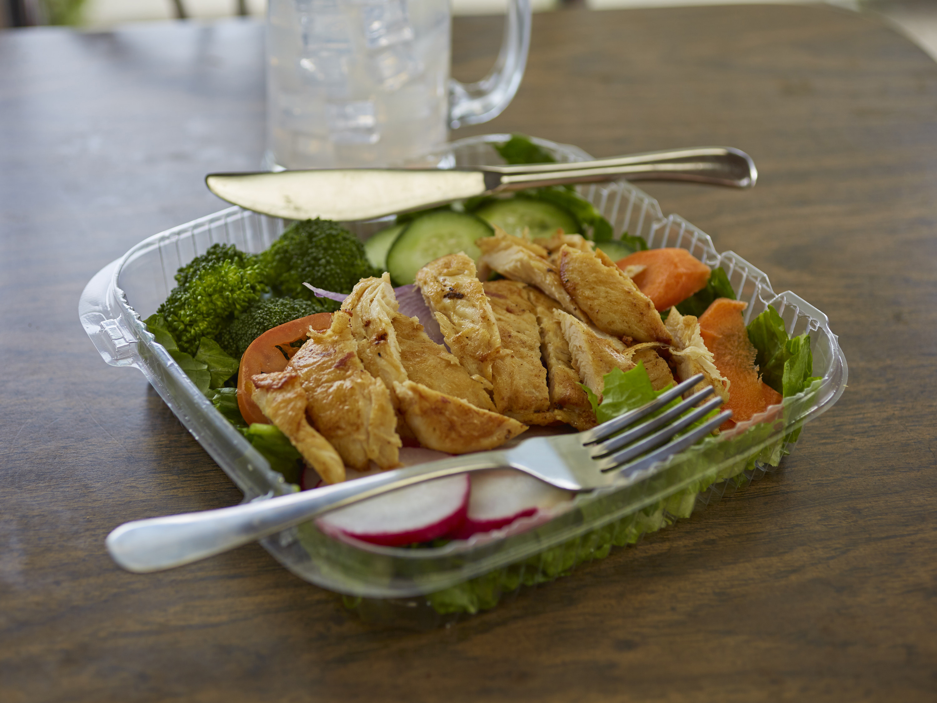 Order Chicken Garden Salad food online from A-Burger store, Oxnard on bringmethat.com