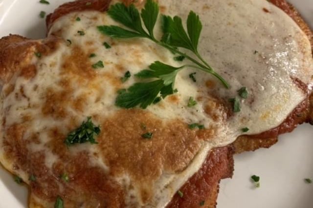 Order 1/2 Pollo Parmigiana food online from Casaletto store, Elmsford on bringmethat.com