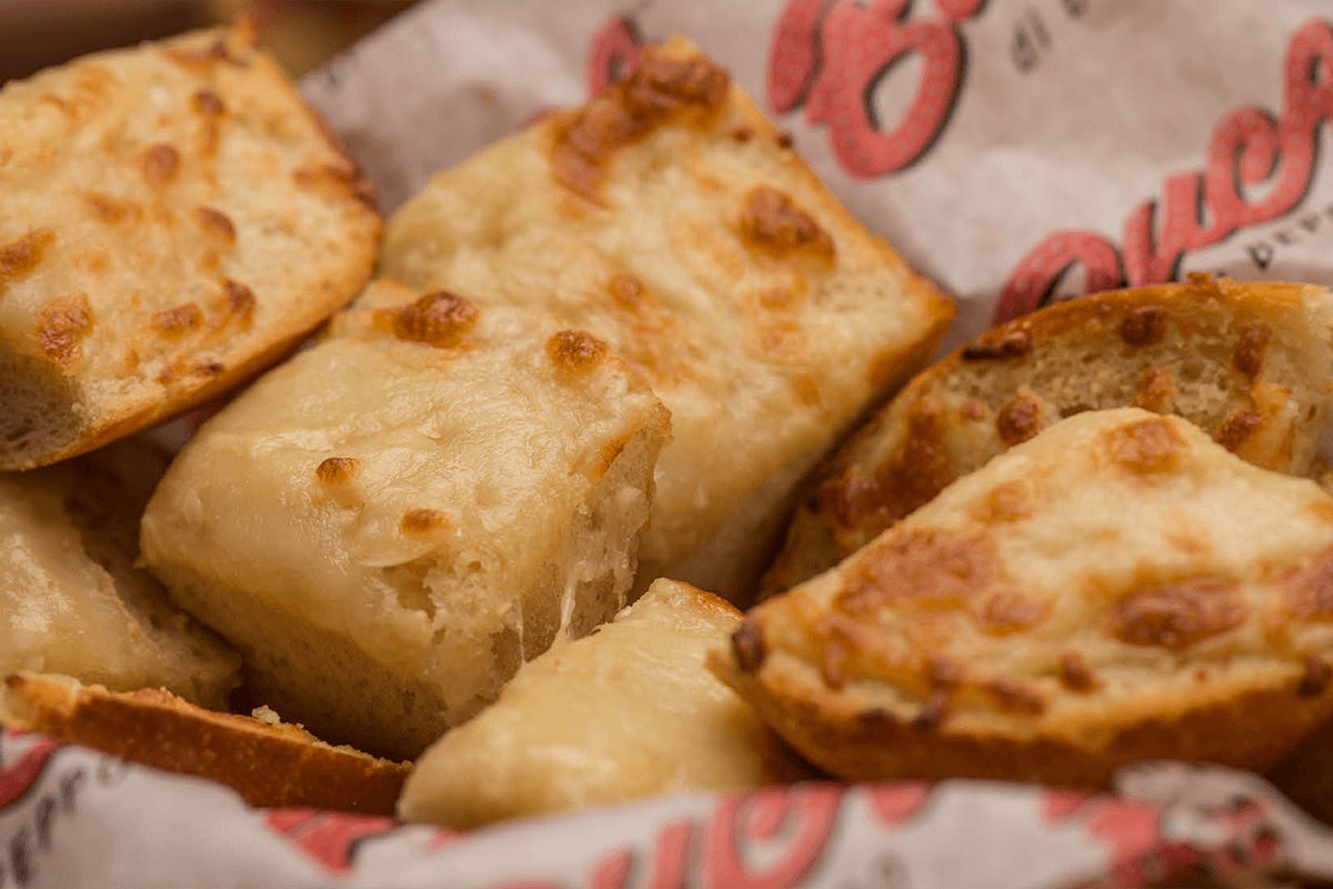 Order Mozzarella Garlic Bread food online from Buca di Beppo store, Mesa on bringmethat.com