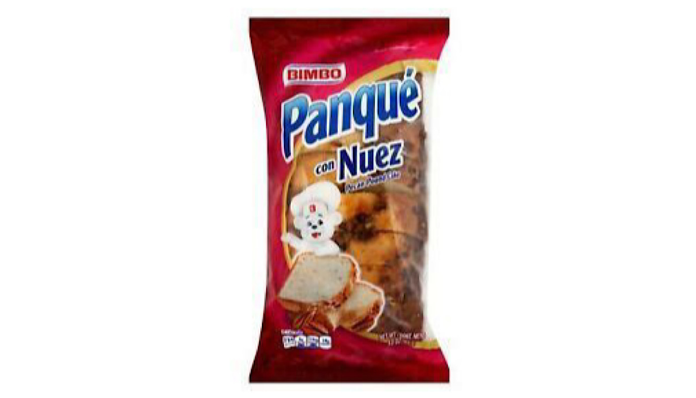 Order Bimbo Panque, Panque con Nuez, 9 oz.  food online from K-Town Beer & Wine Food Mart store, Los Angeles on bringmethat.com