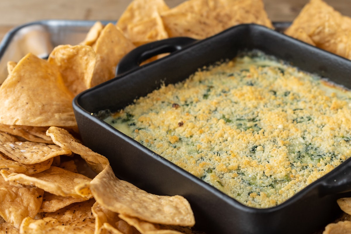 Order Spinach & Artichoke Dip food online from Bar Louie store, Dearborn on bringmethat.com