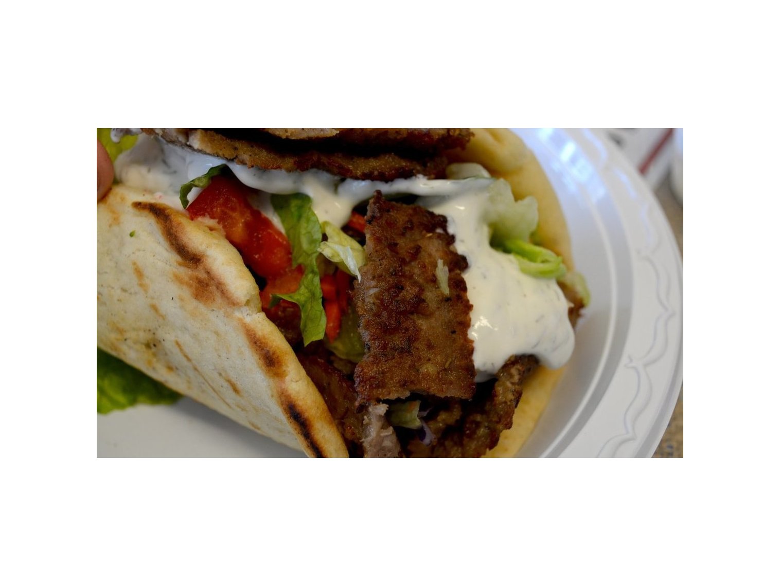 Order Gyro (Lamb & Beef) Combo food online from Cheesesteak U store, Conway on bringmethat.com