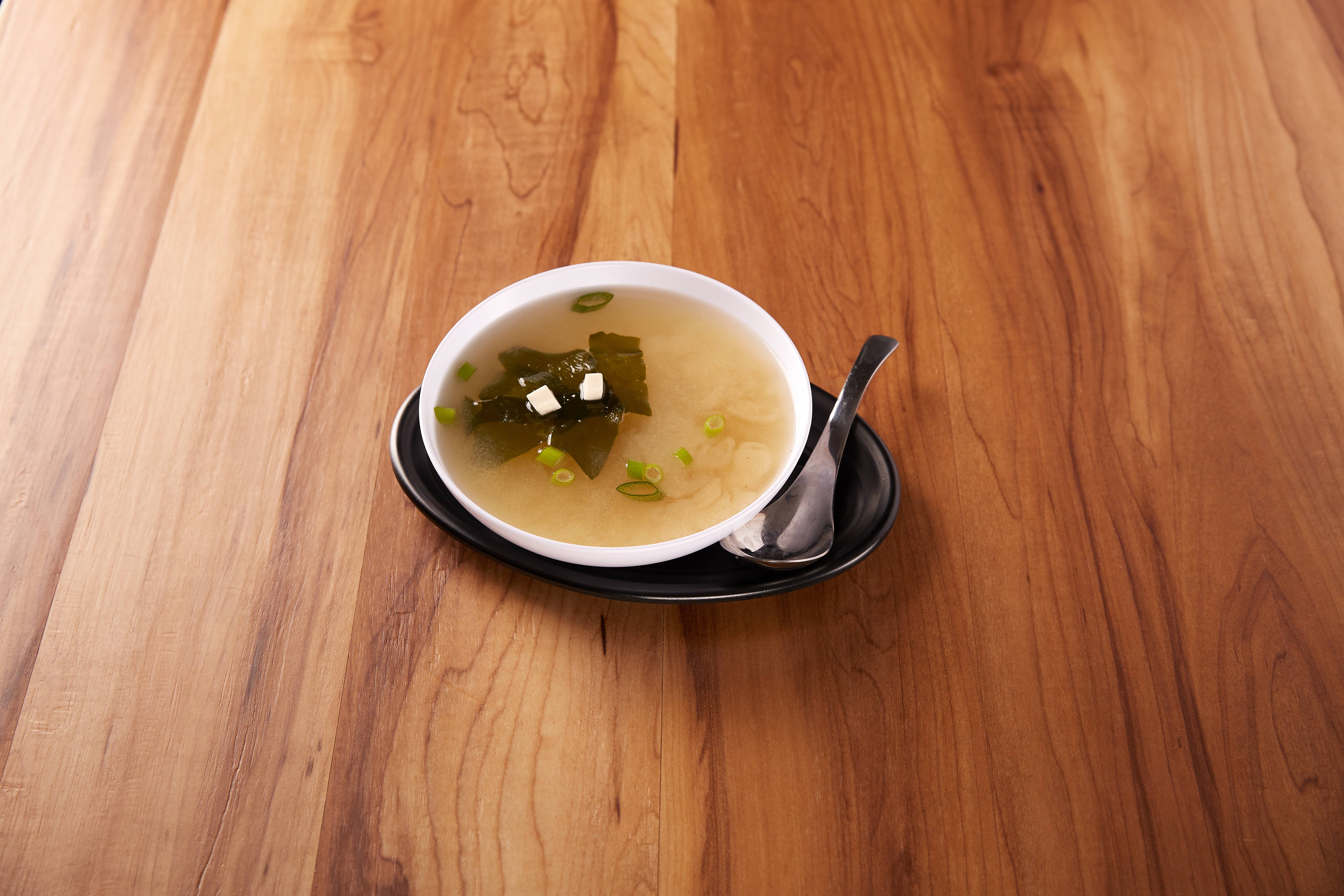 Order Miso Soup food online from Volcano Sushi and China Bistro store, Norfolk on bringmethat.com