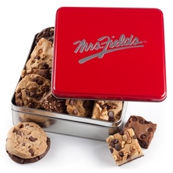 Order Cookie Gift Tin food online from Mrs. Fields store, Layton on bringmethat.com