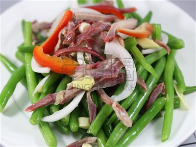Order BBQ Pork with Green Bean food online from MingHin Cuisine - Lakeshore East store, Chicago on bringmethat.com