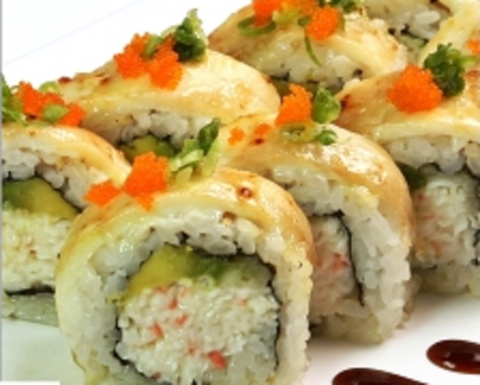 Order 36. Snow Roll food online from Yes Sushi store, Pasadena on bringmethat.com