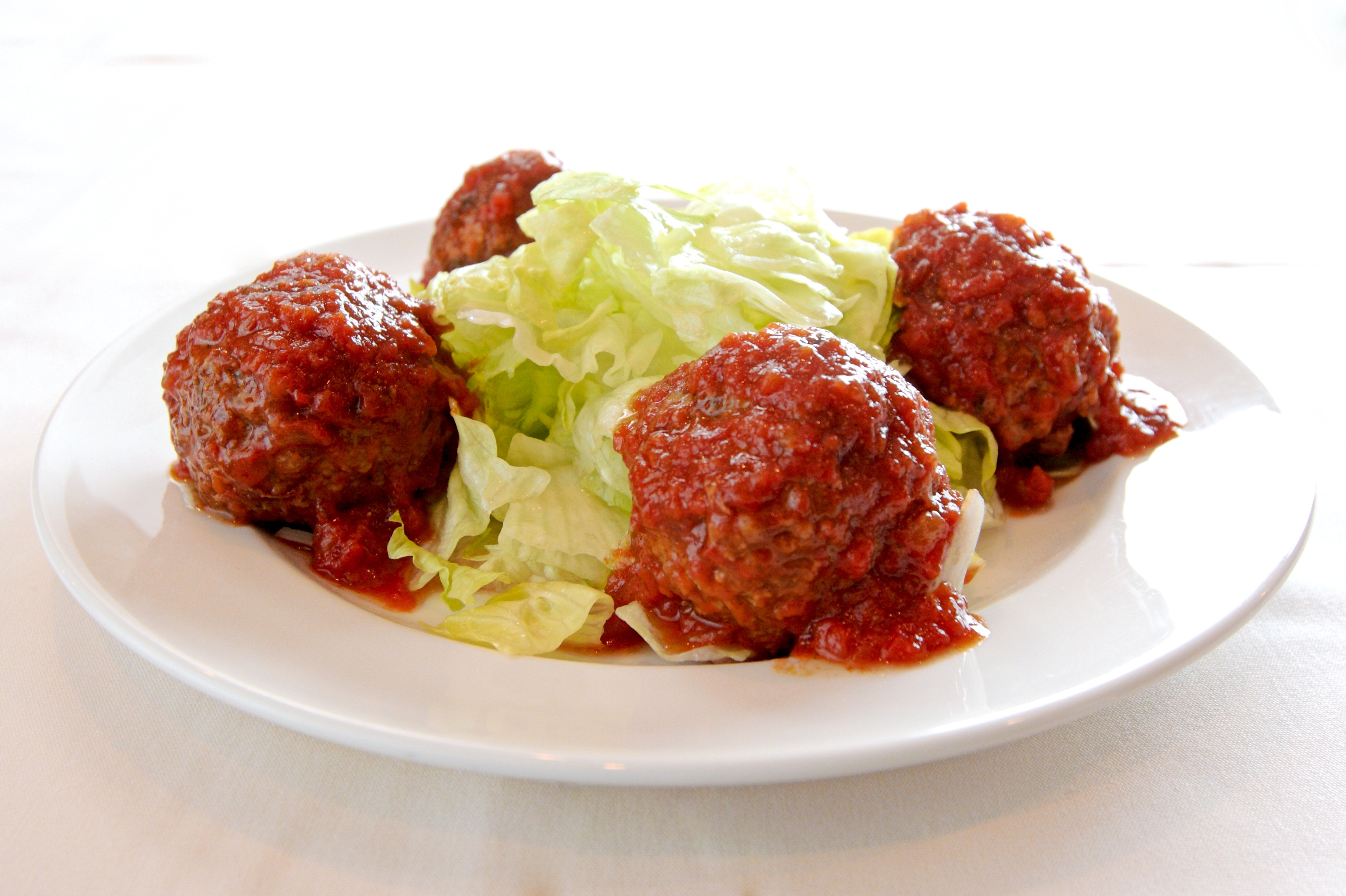 Order Meatball Salad food online from Goodfellas Restaurant store, New Haven on bringmethat.com
