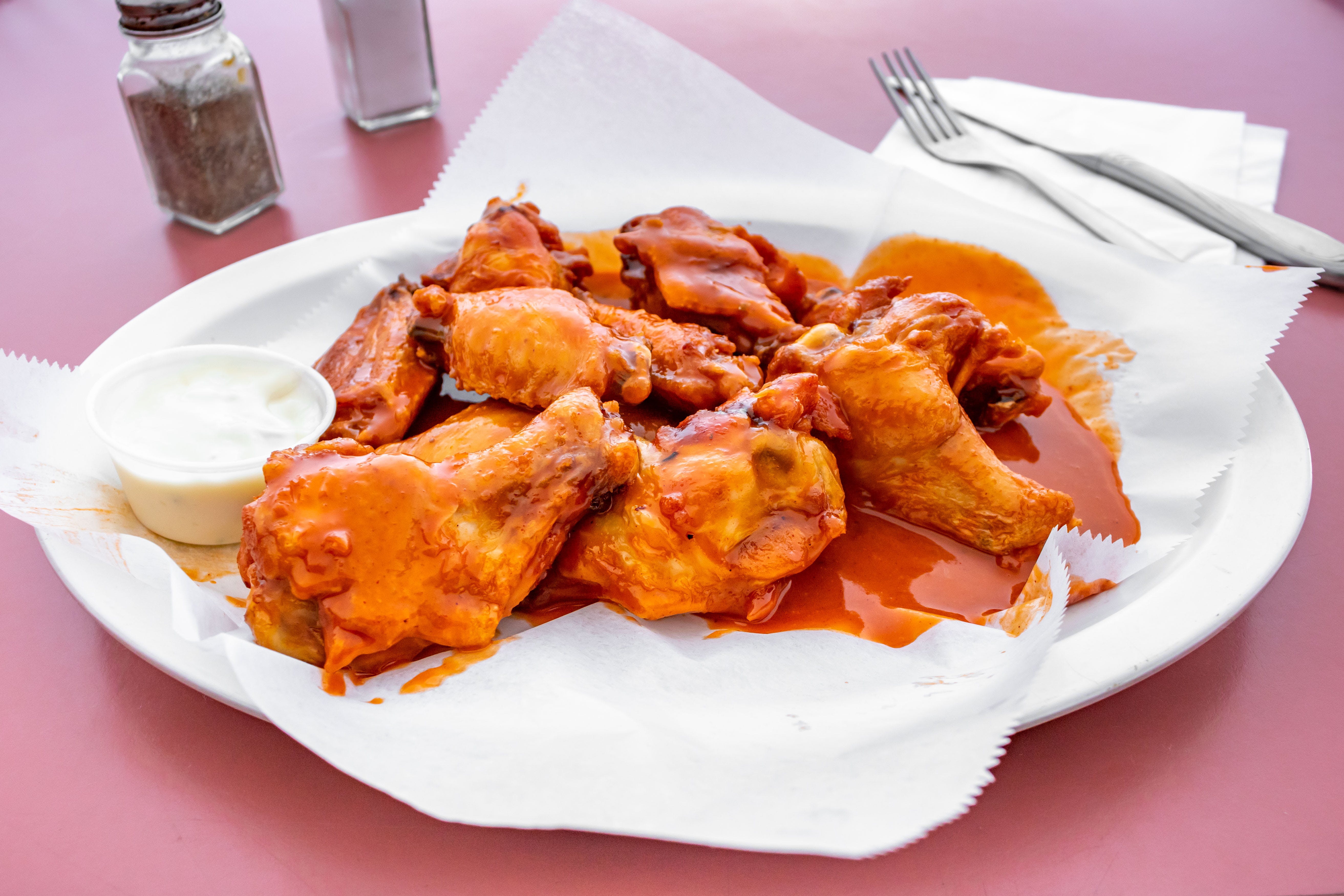Order Fresh Wings - 10 Pieces food online from Supreme Pizza & Grill store, Lumberton on bringmethat.com