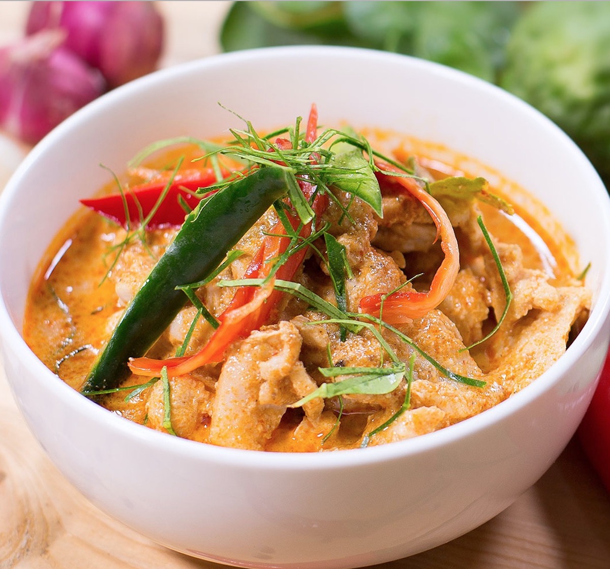 Order Panang Curry food online from Tom Kha Thai Asian Bistro store, Fort Collins on bringmethat.com