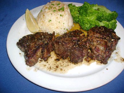 Order 16 oz. Greek Style Lamb Chops food online from Main Street Grill store, Muncy on bringmethat.com