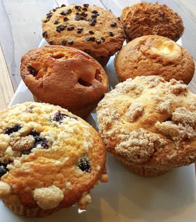 Order Muffins food online from Nutmeg Bakery Cafe store, Tuckahoe on bringmethat.com