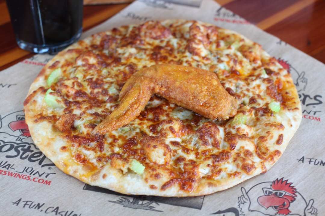 Order 9" Buffalo Chicken Pizza food online from Roosters store, Huntington on bringmethat.com
