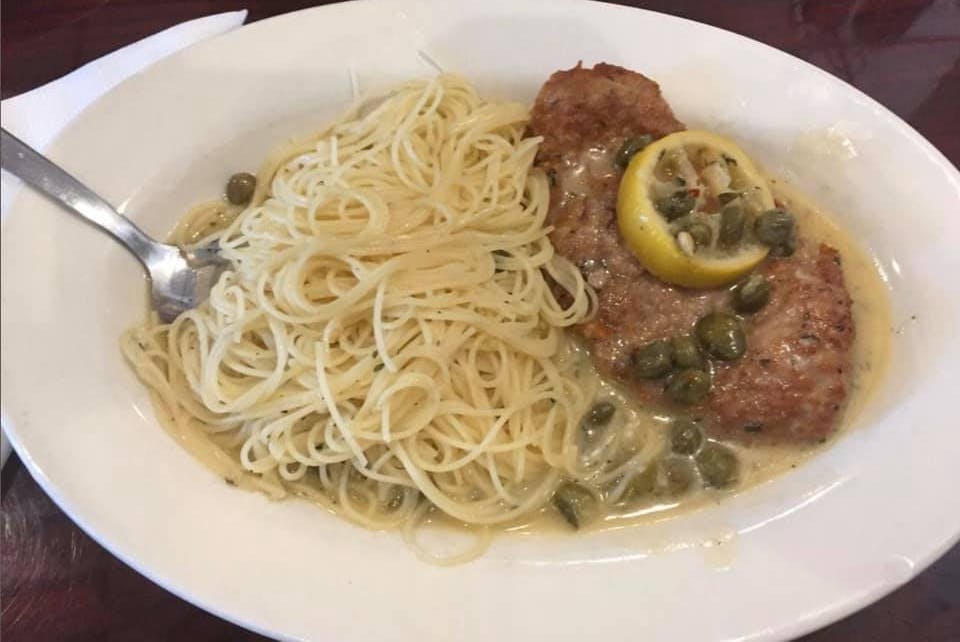 Order Chicken Marsala - Entree food online from Little Italy Restaurant store, Tyler on bringmethat.com