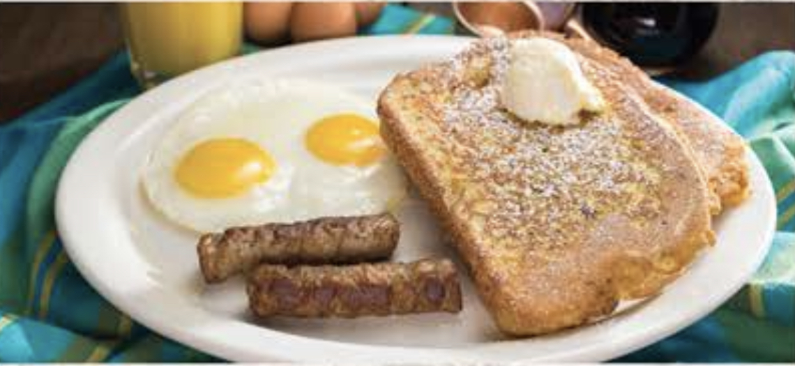 Order French Toast Combo food online from Perkos Cafe store, Madera on bringmethat.com