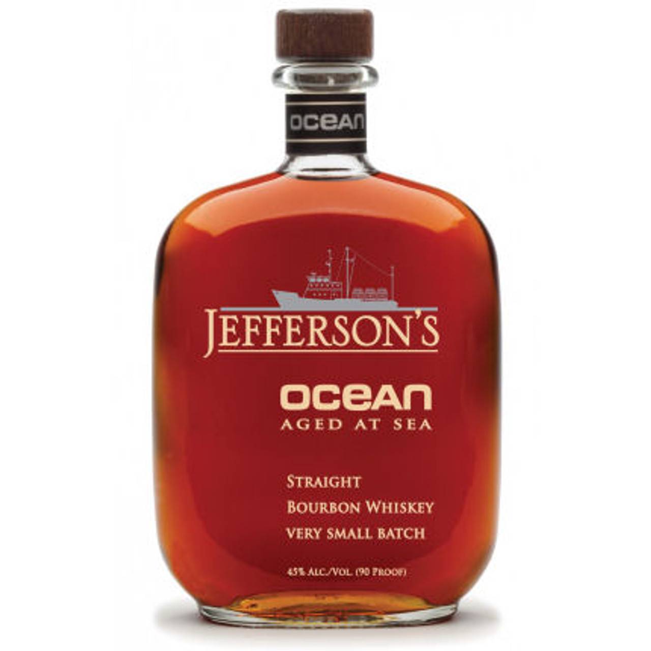 Order Jefferson's Ocean Aged at Sea Voyage 24 Bourbon Whiskey 750ml food online from Windy City Liquor Market store, El Cajon on bringmethat.com