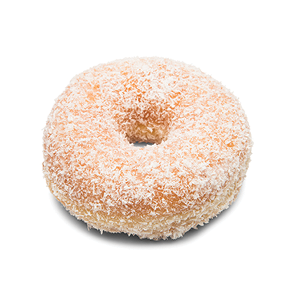 Order Coconut Raised Donut food online from Randy Donuts store, Bakersfield on bringmethat.com