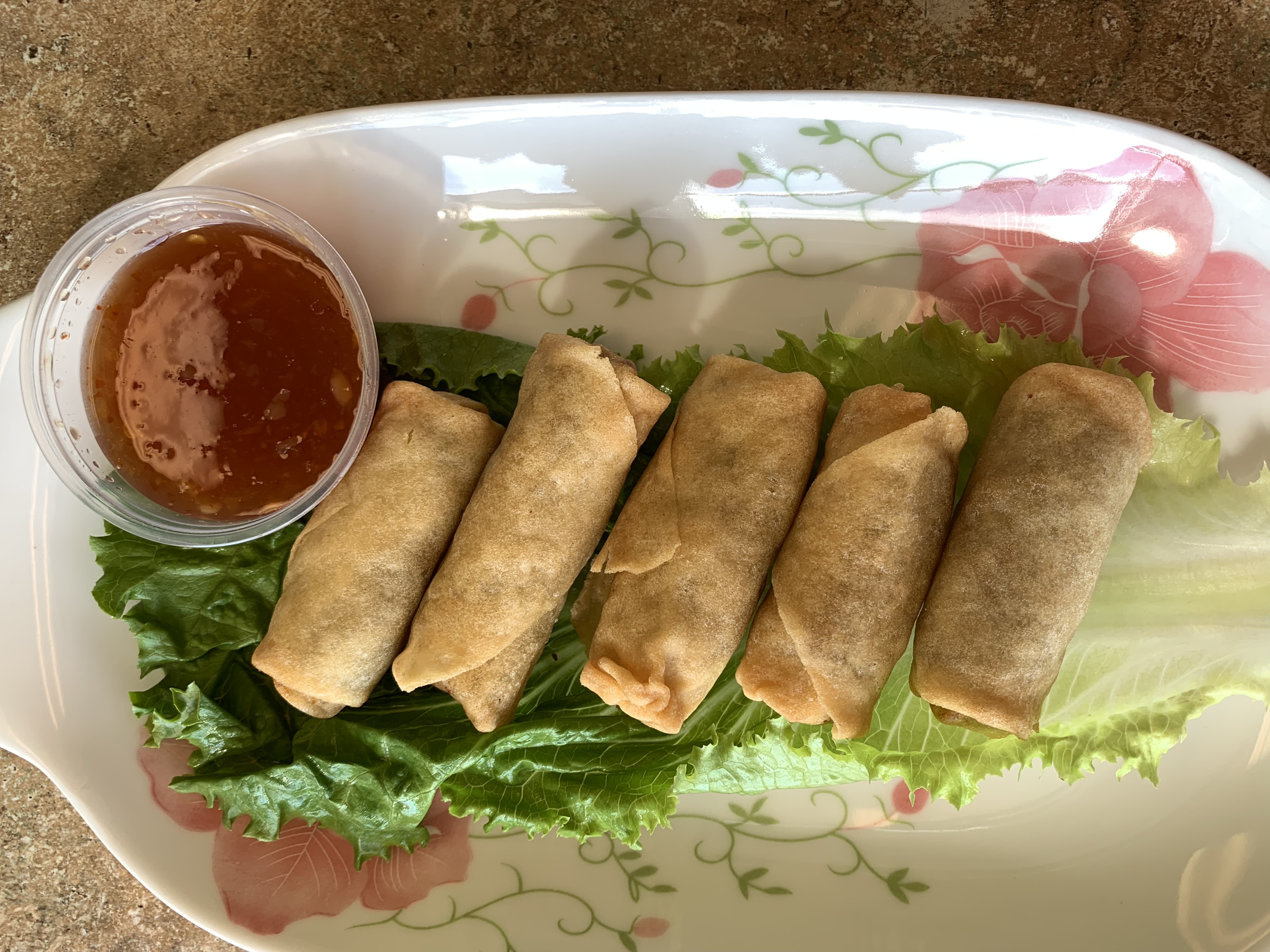 Order 6 Piece Vegetable Spring Roll food online from Jazz Sushi Bar store, New Orleans on bringmethat.com