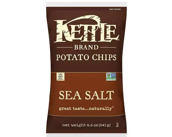 Order Kettle Chips 5 Oz Sea Salt food online from Van Ness Liquors store, San Francisco on bringmethat.com