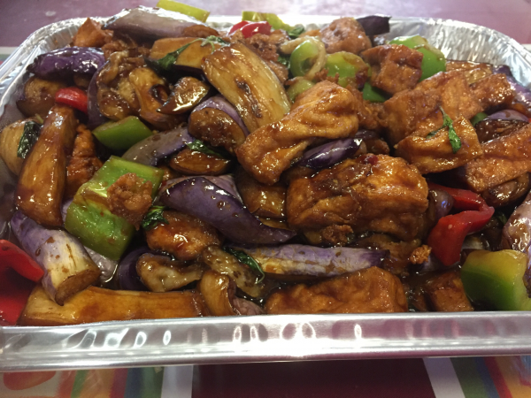 Order Mandarin Spicy Eggplant with Tofu Party Tray food online from Golden kim tar restaurant store, San Francisco on bringmethat.com