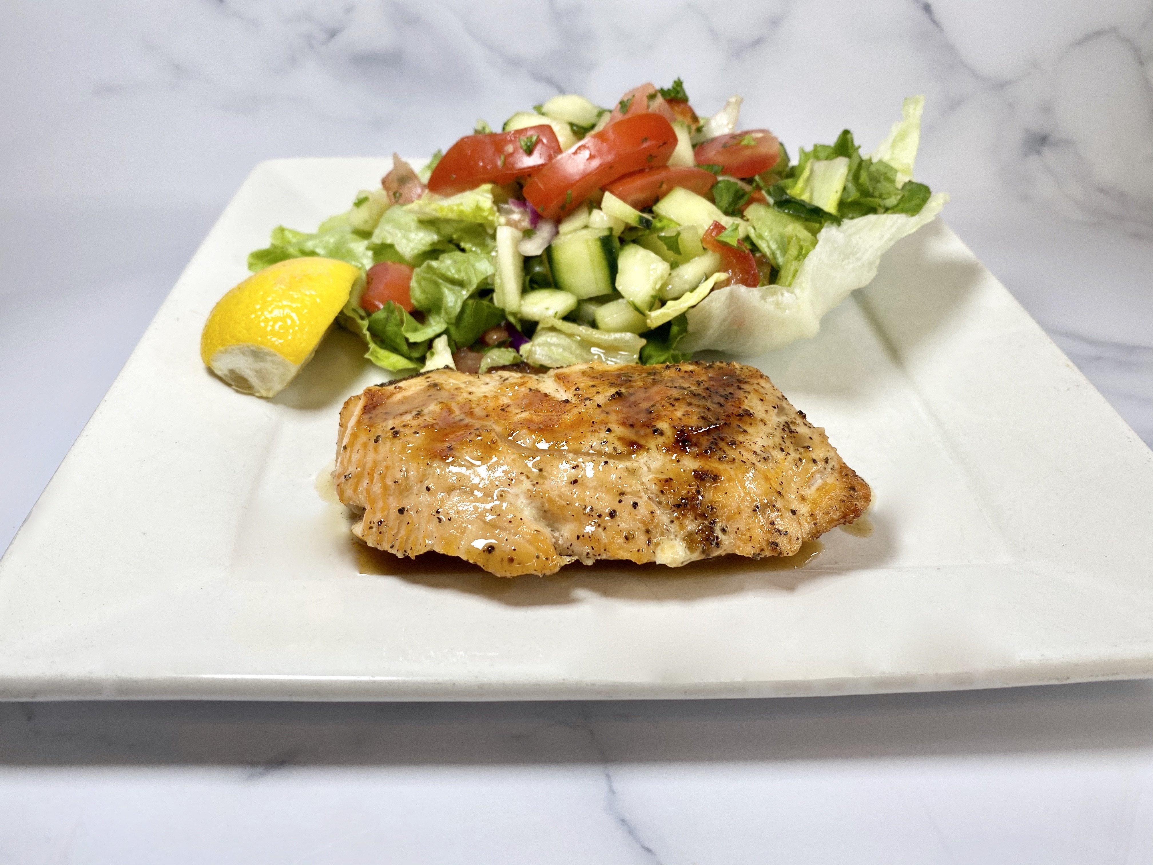 Order 15. Mediterranean Seafood Salad food online from Gyros Gyros store, Palo Alto on bringmethat.com