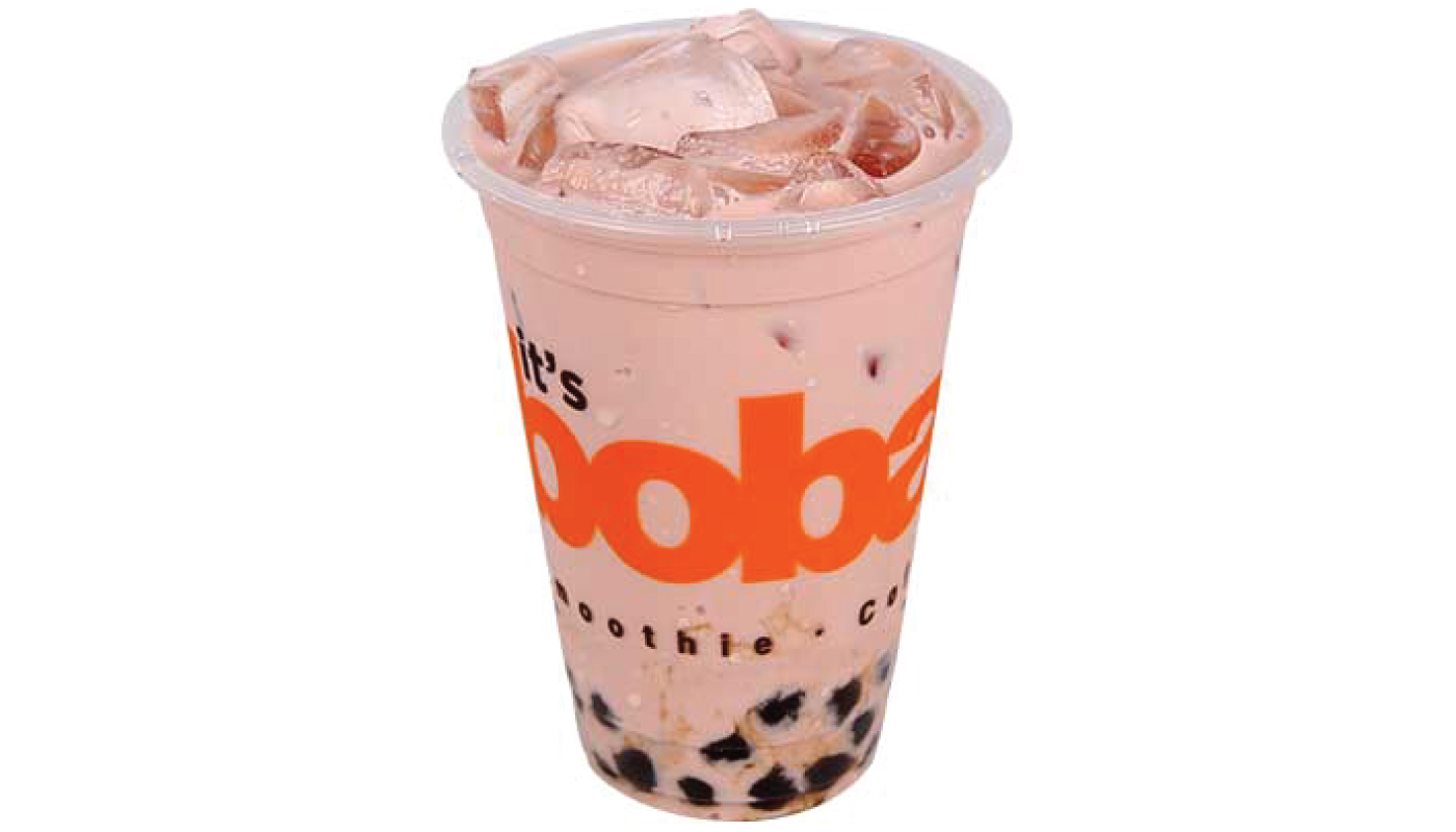 Order Strawberry Milk Tea food online from Boba Time store, San Fernando on bringmethat.com