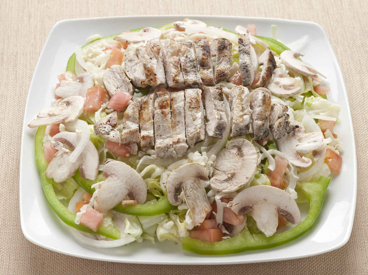 Order Grilled Chicken Salad food online from Jimano Pizzeria store, Mchenry on bringmethat.com