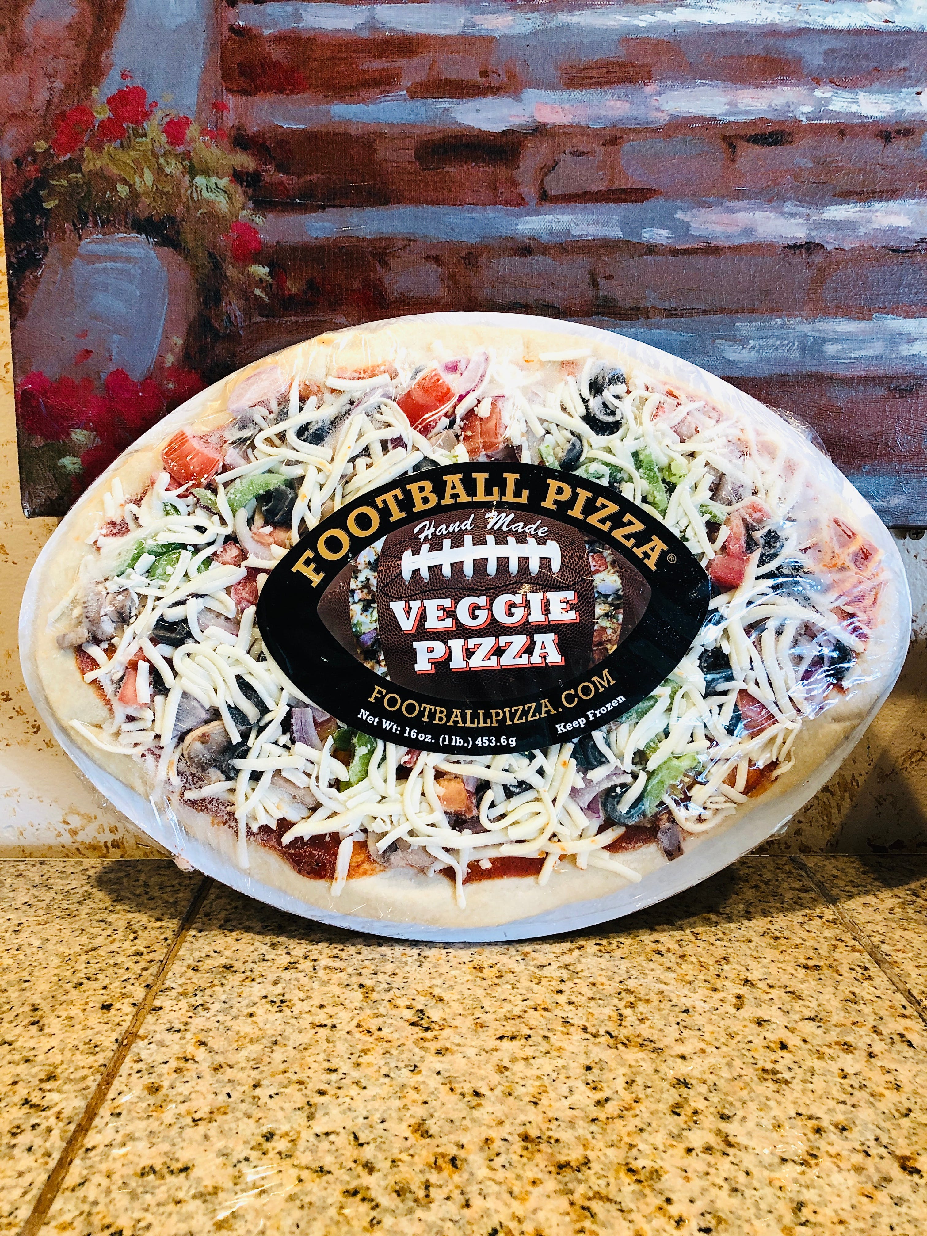 Order Veggie Frozen Pizza - Pizza food online from Football Pizza store, Minneapolis on bringmethat.com