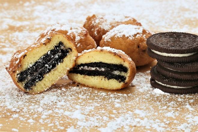 Order 3 Deep-Fried OREO™ food online from Fat Shack store, Fort Collins on bringmethat.com