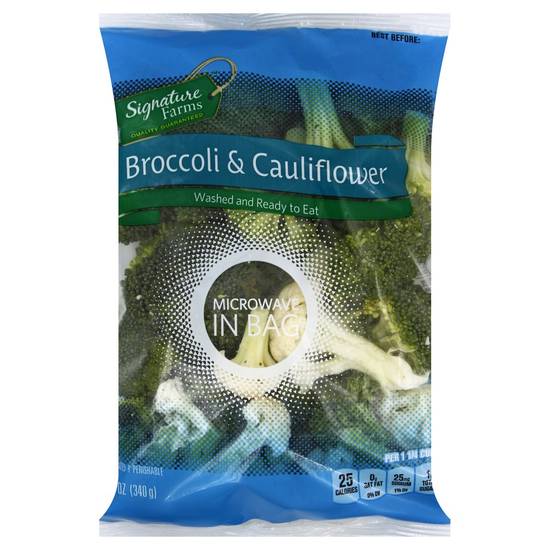 Order Signature Farms · Broccoli & Cauliflower (12 oz) food online from ACME Markets store, Middletown on bringmethat.com