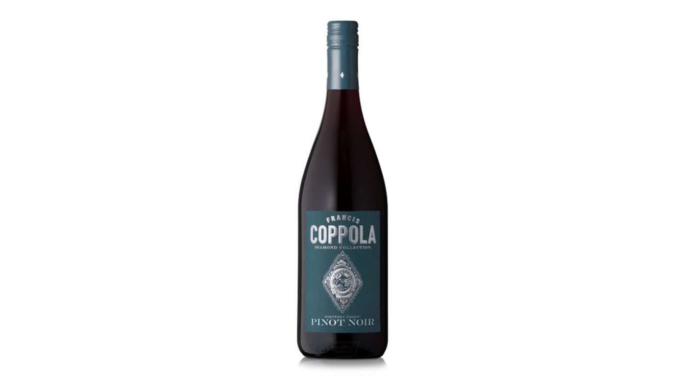 Order Francis Coppola Diamond Collection Silver Label Pinot Noir 750mL food online from House Of Cigar & Liquor store, Redondo Beach on bringmethat.com