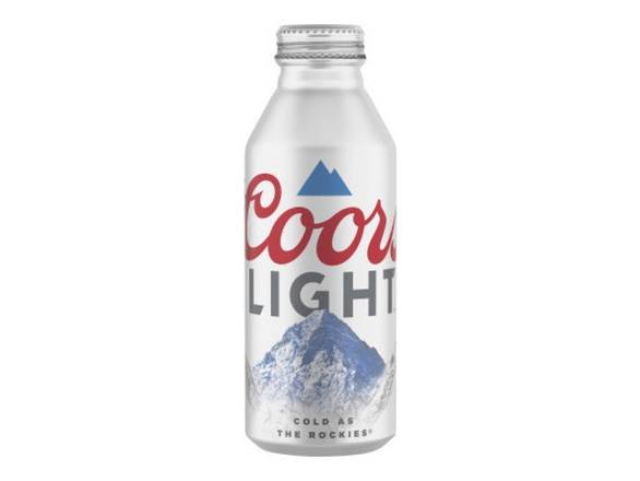 Order Coors Light American Lager Beer - 9x 16oz Aluminum Bottles food online from Liquor & Tobacco store, Batavia on bringmethat.com