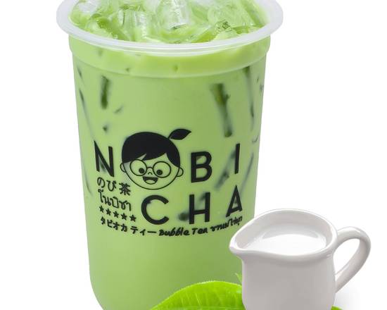 Order Green Tea Latte food online from Nobi Cha Bubble Tea store, Atlanta on bringmethat.com