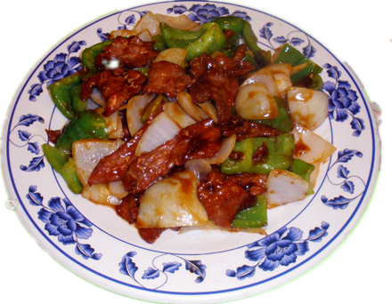 Order 2. Pepper Steak with Onions food online from Cozy Room Chinese Restaurant store, North Brunswick on bringmethat.com