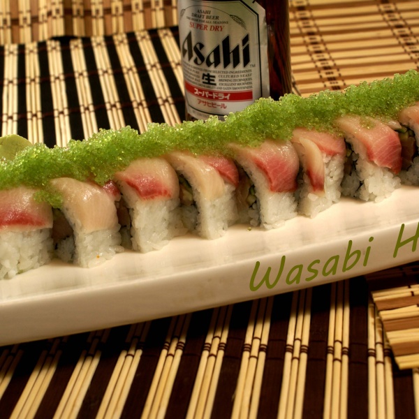 Order Wasabi Hama Roll food online from Sqwers sushi store, San Francisco on bringmethat.com