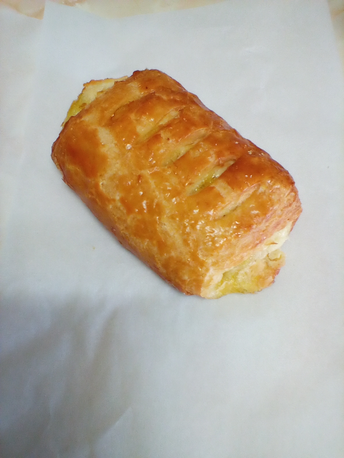 Order Pineapple Cream Cheese Croissant food online from Kenny Donuts store, Corona on bringmethat.com