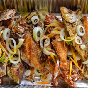Order Fish Plate food online from Desia Spicy Bites store, Branson on bringmethat.com