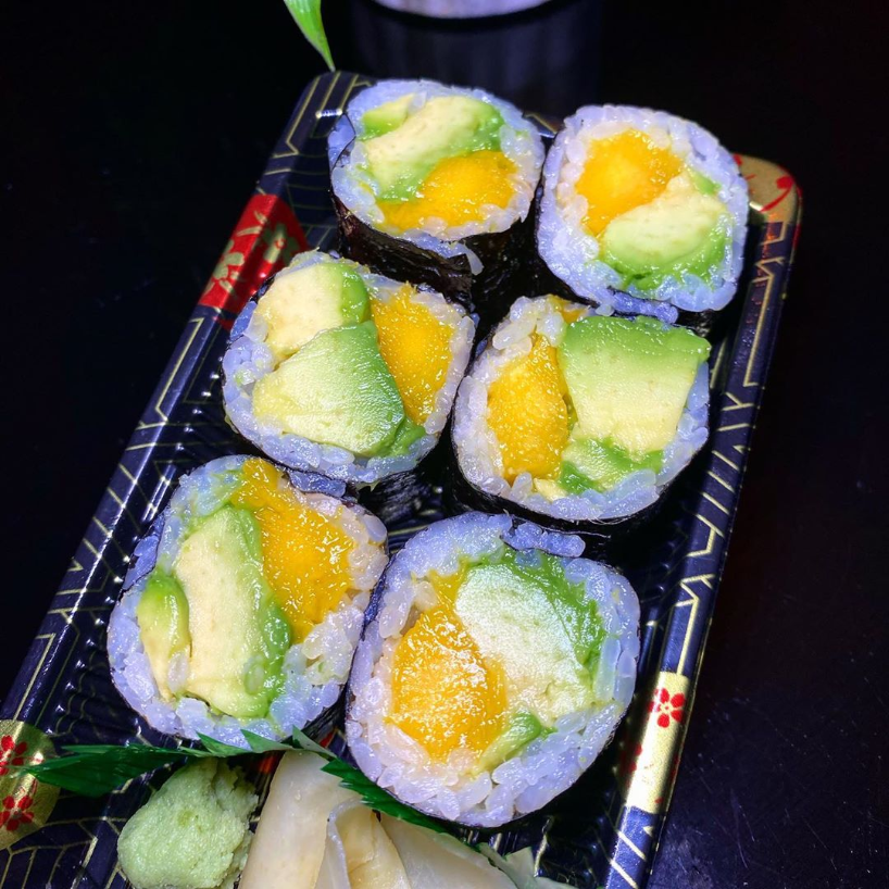 Order Mango Avocado Roll  food online from Sushi sushi store, New York on bringmethat.com