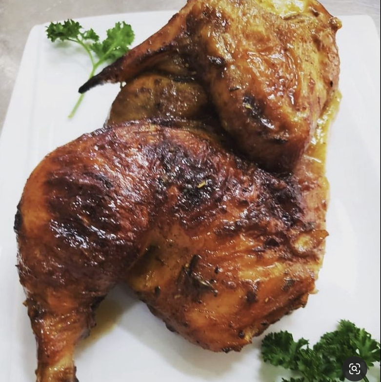 Order Baked chicken with Side  food online from Virellas Sweets store, Easton on bringmethat.com