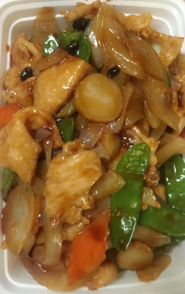 Order 88. Chicken with Black Bean Sauce food online from Fairview Chinese Restaurant store, Fairview on bringmethat.com