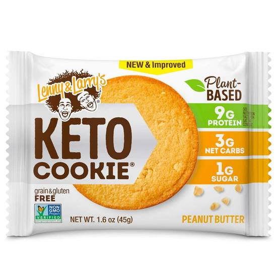 Order Lenny & Larry's Keto Cookie - Peanut Butter food online from IV Deli Mart store, Goleta on bringmethat.com