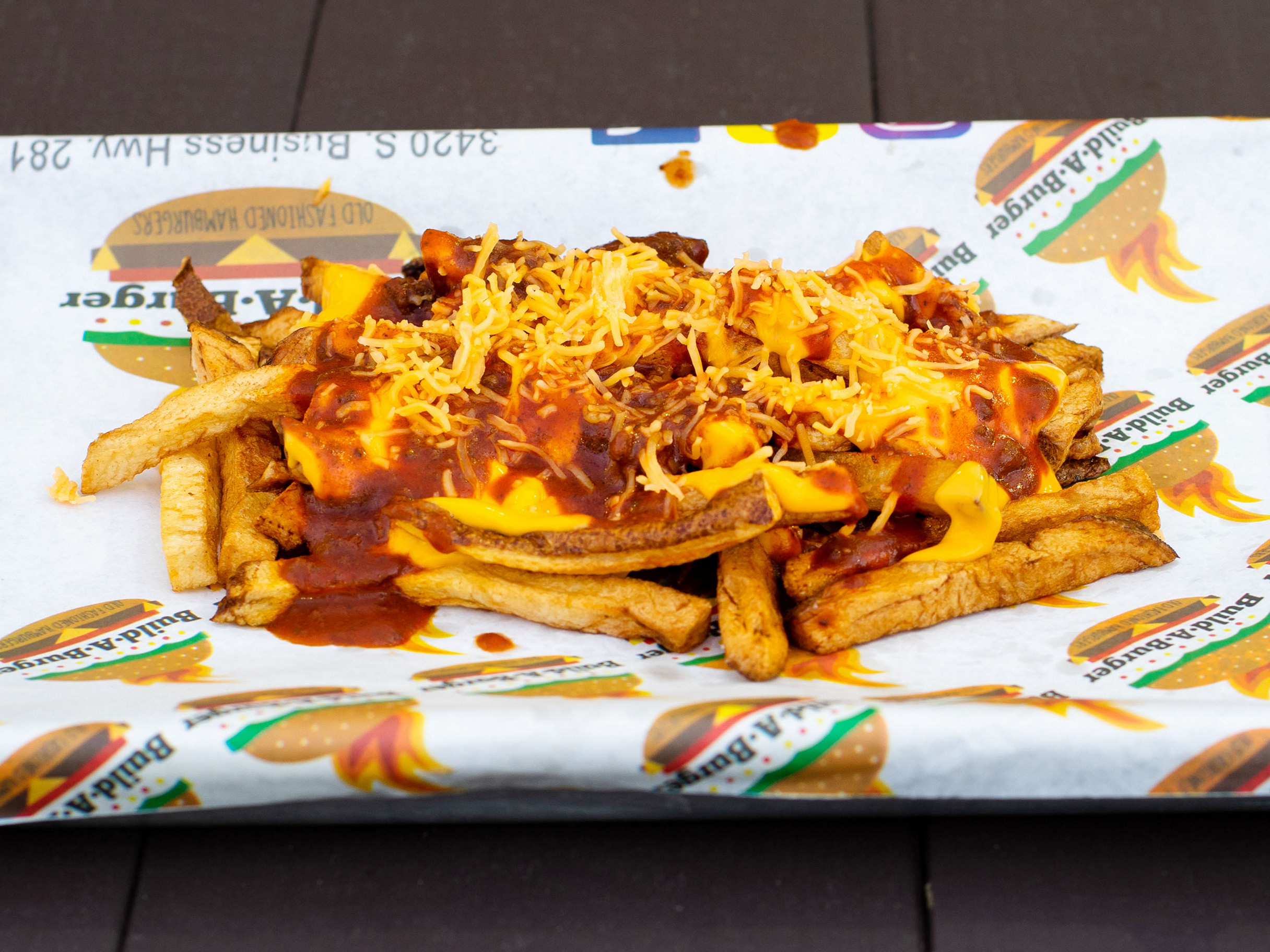 Order Shareable Chili Cheese Fries food online from Build A Burger store, Edinburg on bringmethat.com