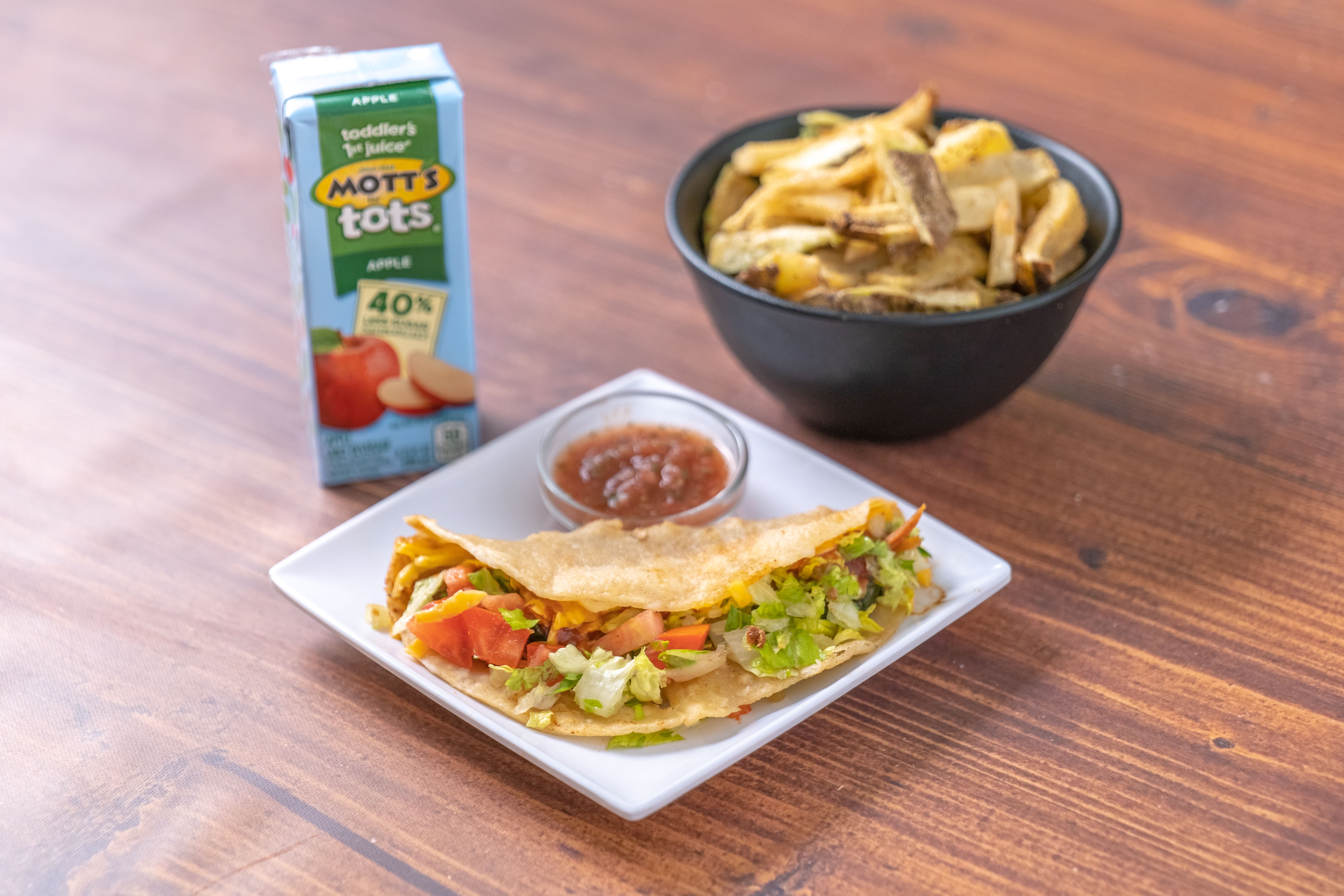 Order Kid's Any One Taco food online from Taco Bar store, Los Angeles on bringmethat.com