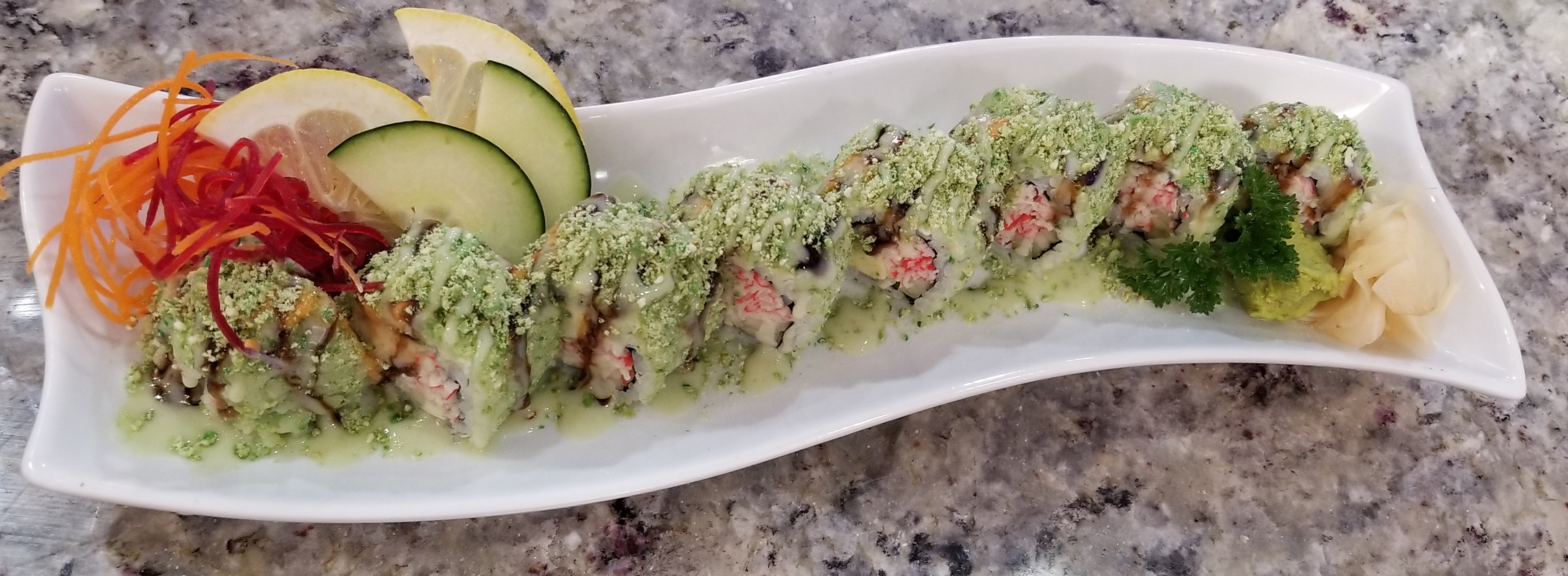 Order Wasabi Pea Special food online from Wajo Sushi store, Wheeling on bringmethat.com