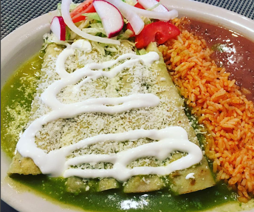 Order Enchilada de Carnitas food online from Nuevo Azteca store, Bronx on bringmethat.com
