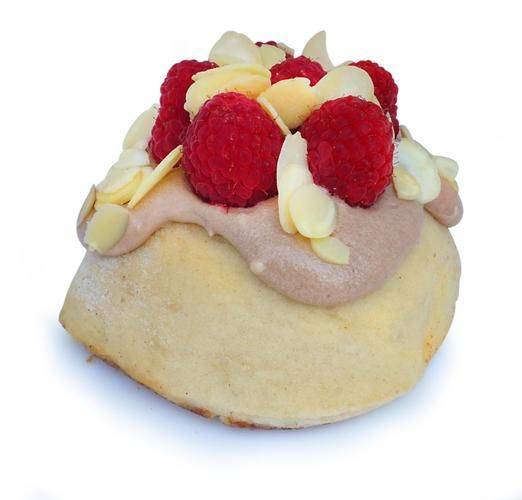 Order Raspberry Dream Roll food online from Cinnaholic store, Naperville on bringmethat.com
