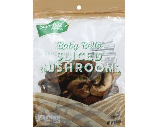 Order Signature Farms · Sliced Baby Bella Mushrooms (10 oz) food online from Safeway store, Alamo on bringmethat.com