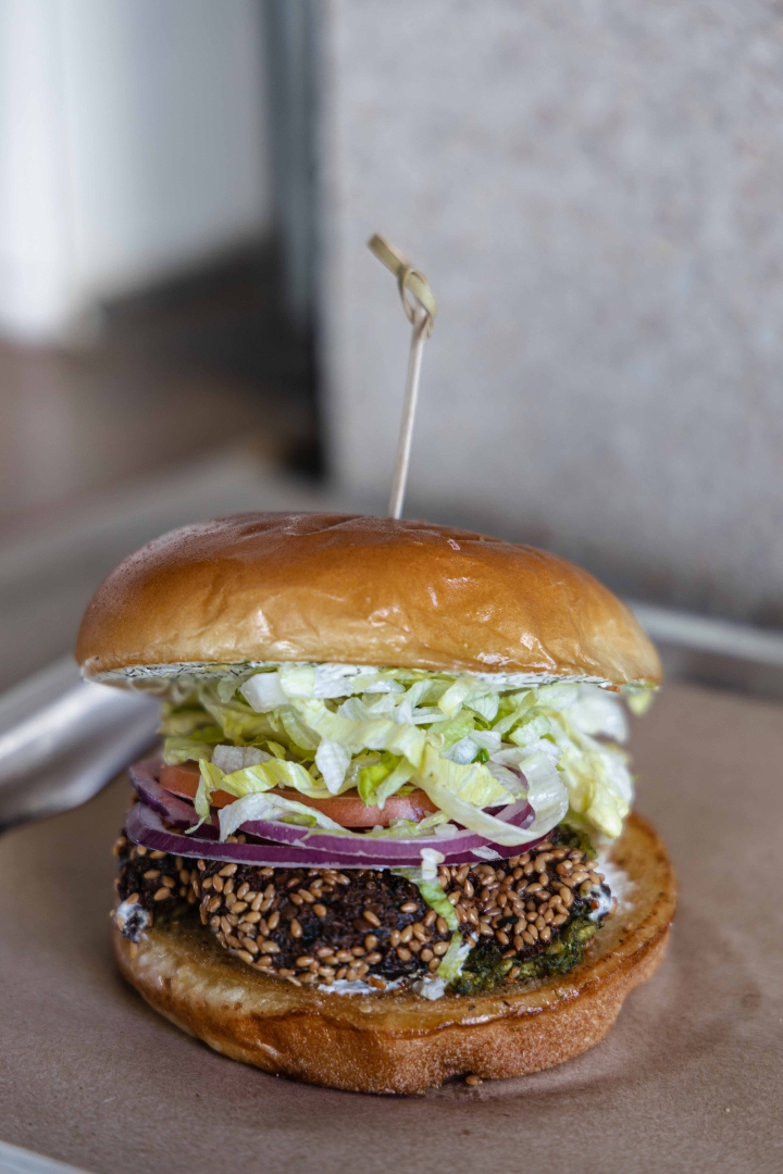 Order Falafel Burger food online from Cleaver & Co. store, Denver on bringmethat.com