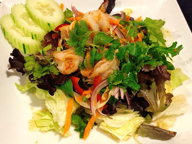 Order Lemongrass Shrimp Salad food online from Amarin Thai Cuisine store, Lafayette on bringmethat.com